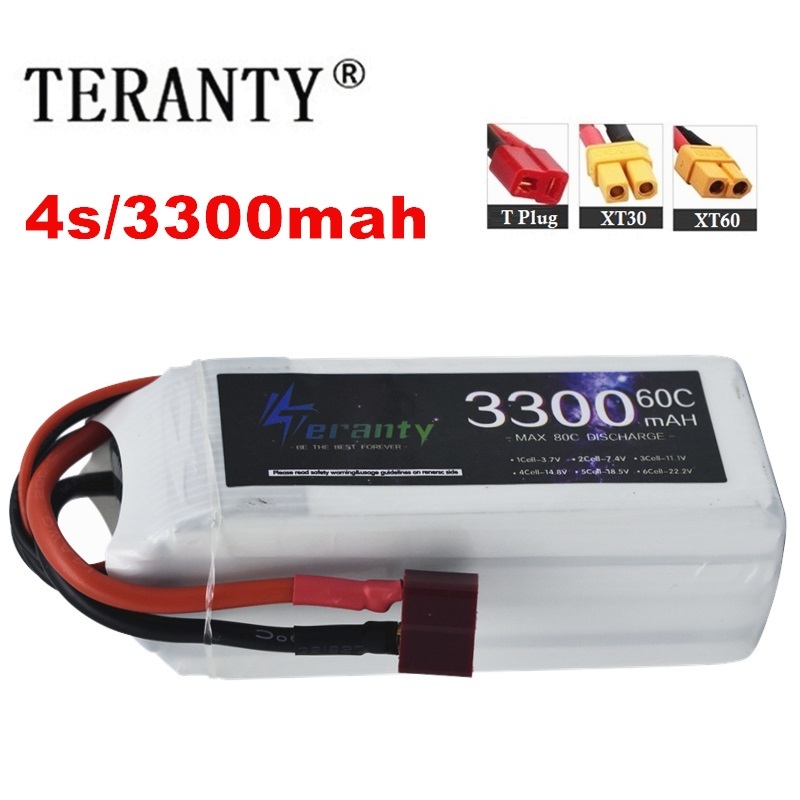 Fpv Drone Esc - LiPo Rechargeable Battery 4S 3300mAh 60C