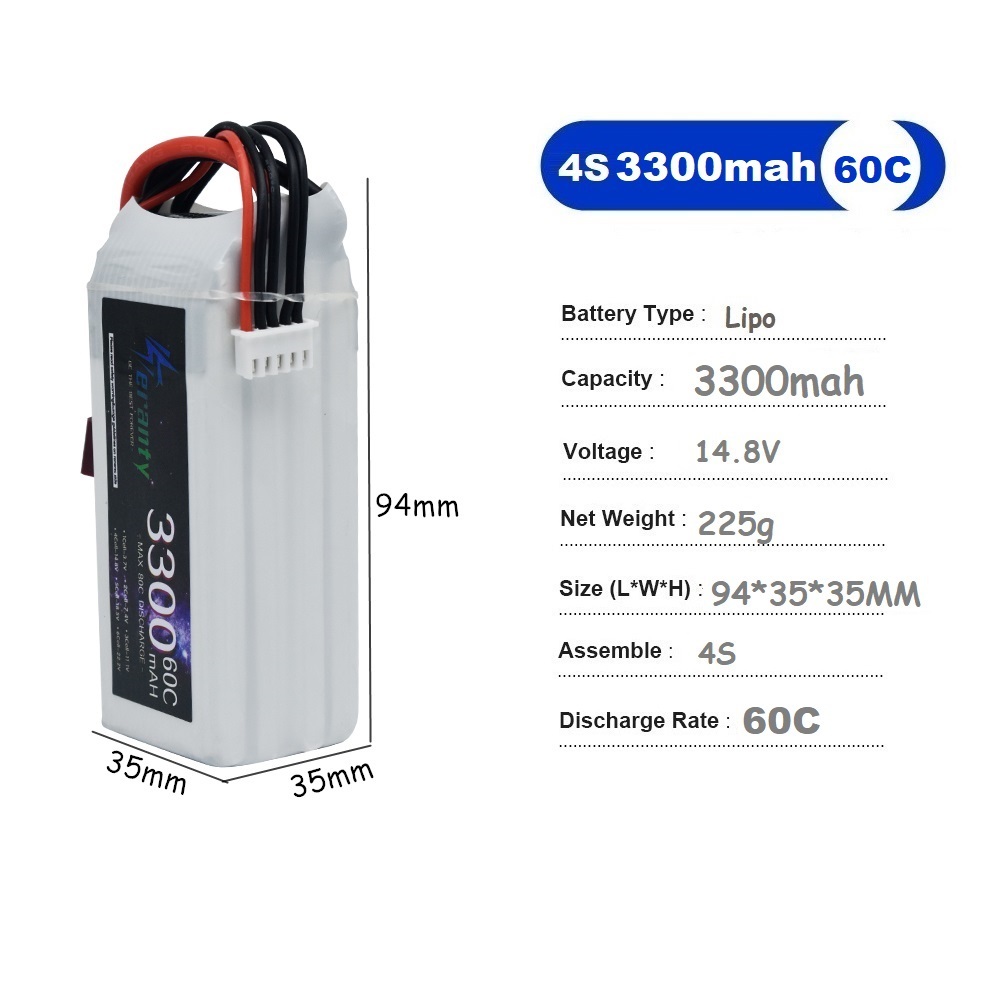 LiPo Rechargeable Battery 4S 3 - Fpv Drone Esc 评论和价格