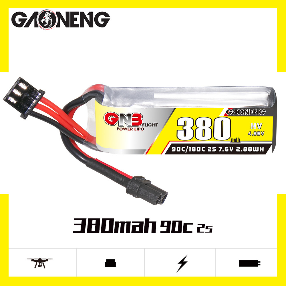 GNB 2S 7.6V 380mAh 90C/180C Li - Fpv Drone Esc 评论和价格