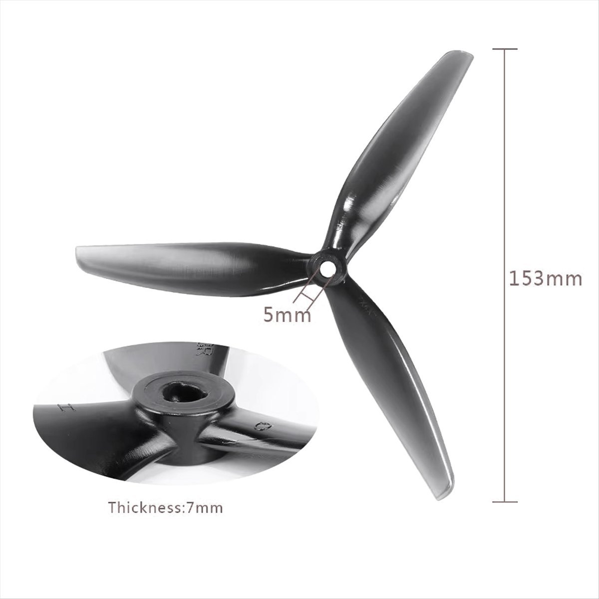 ABXY  10Pair 7X4X3 7040 3-Blad - Fpv Drone Propeller 评论和价格