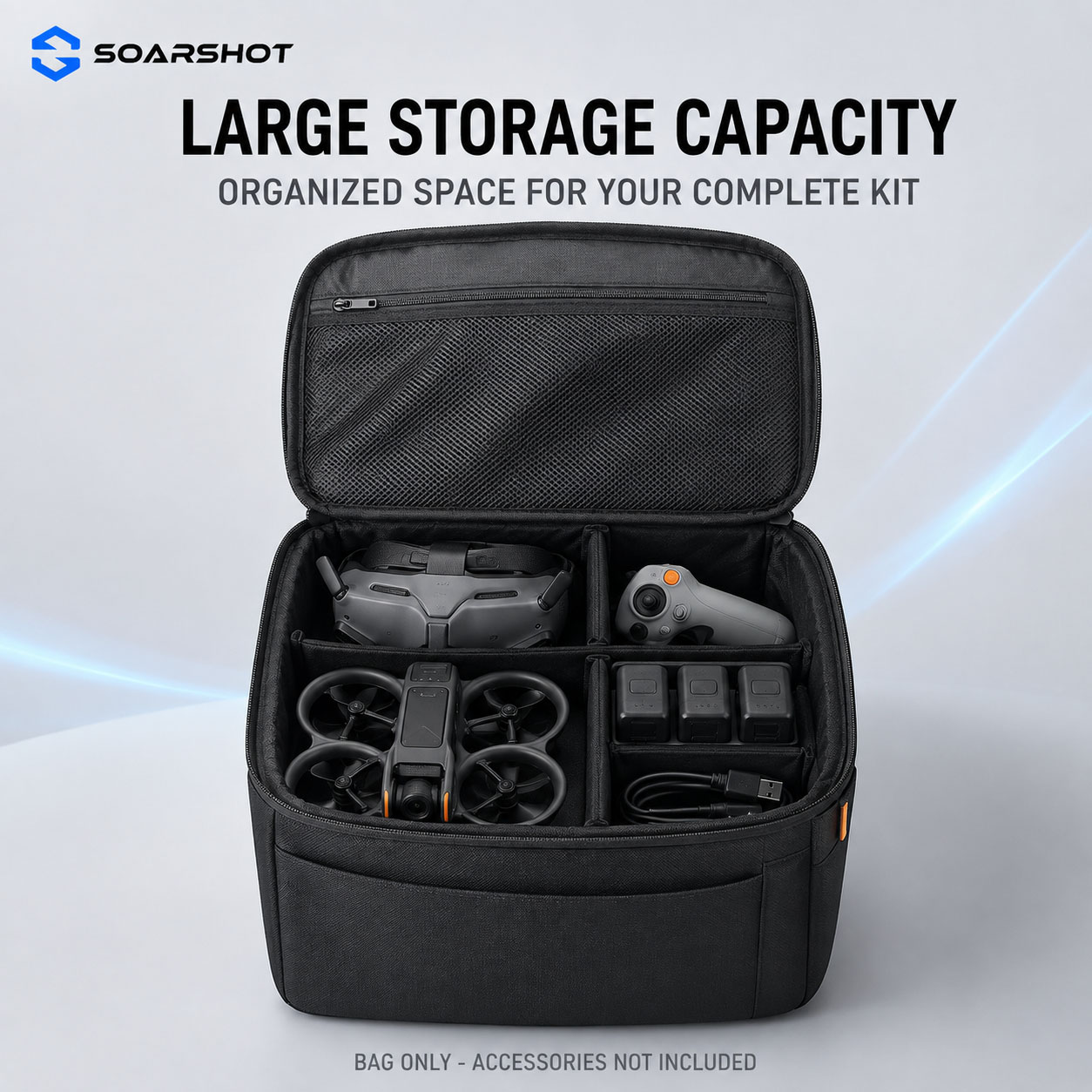 SOARSHOT Carrying Case for DJI - Fpv Drone Bag 评论和价格