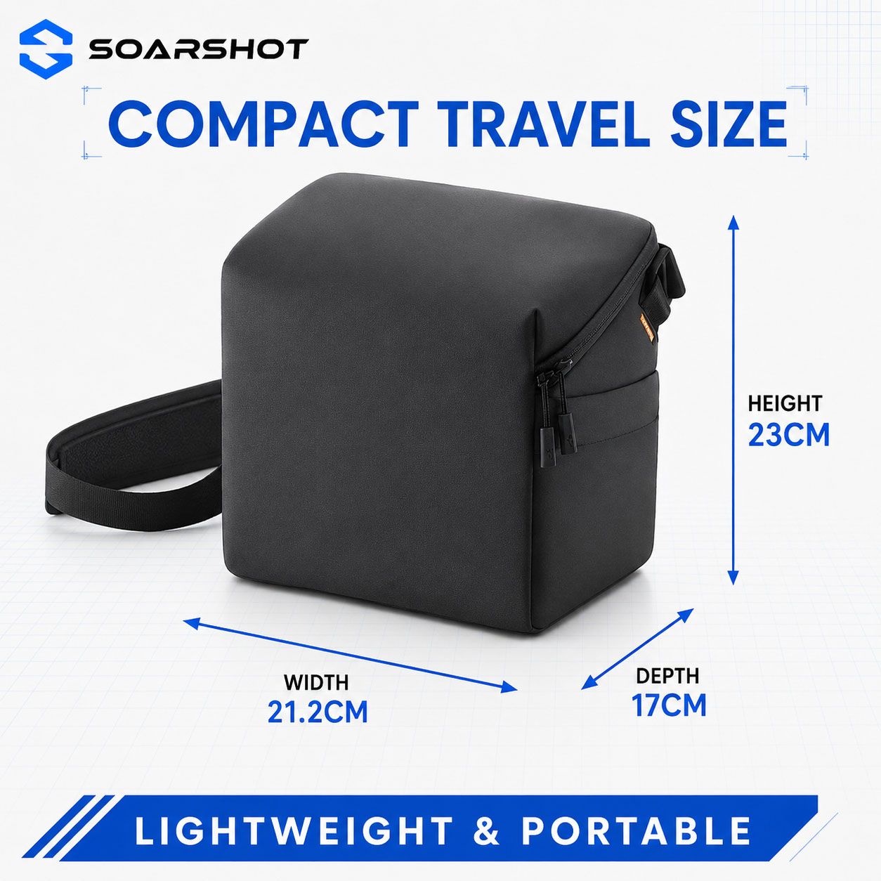 SOARSHOT Carrying Case for DJI - Fpv Drone Bag 评论和价格